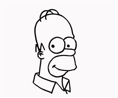 homer simpson draw|homer simpson drawing for kids.